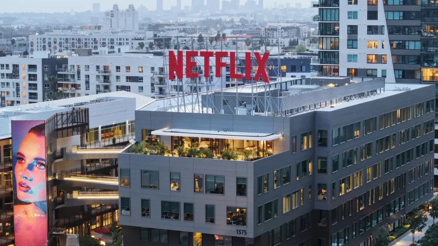 Kantor Netflix di Los Angeles. Foto oleh Mario Tama/Getty Images.