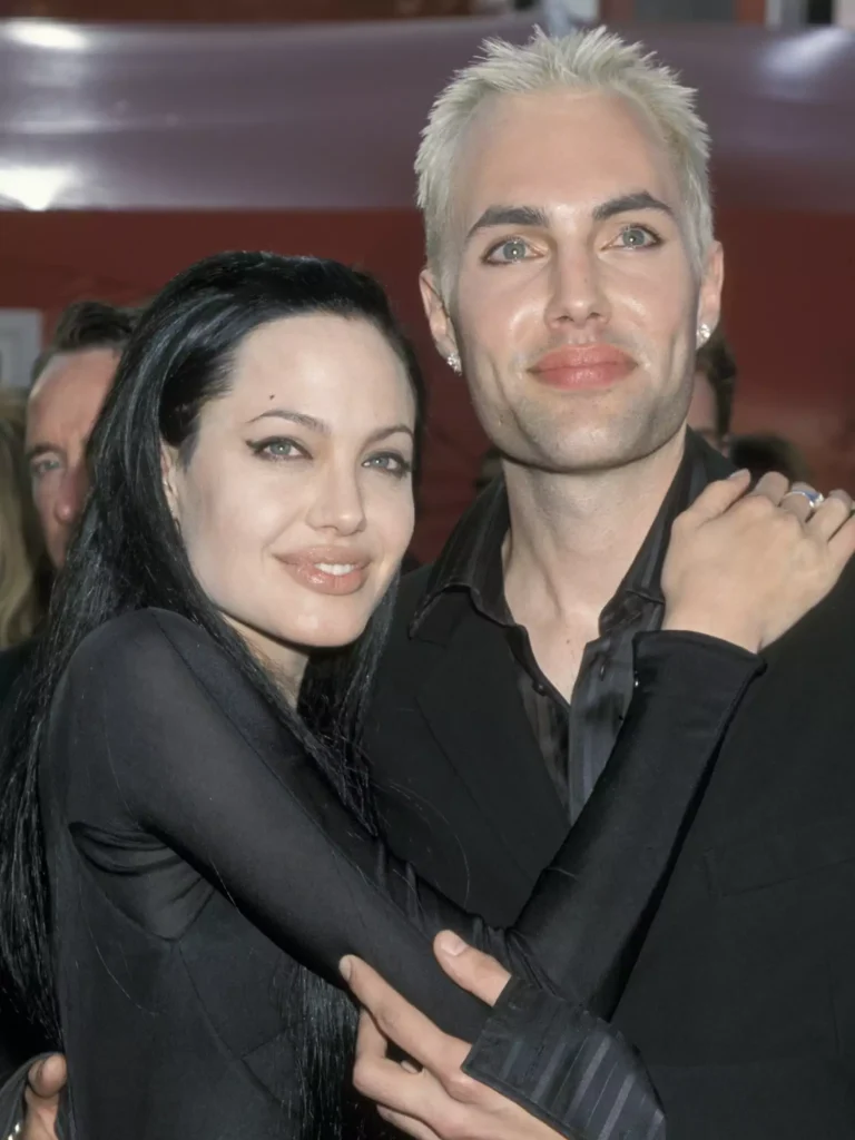 Angelina Jolie and James Haven at the Academy Awards in 2000.