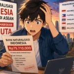 Foto Ilustrasi yang Mengambarkan Biaya Naturalisasi Indonesia