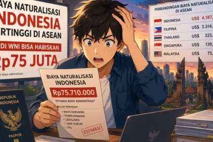 Foto Ilustrasi yang Mengambarkan Biaya Naturalisasi Indonesia