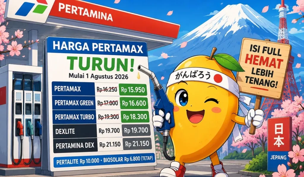 Ilustrasi Harga Pertamax Turun 1 Agustus 2026