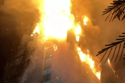 kebakaran Gedung Bapenda DKI ledakan
