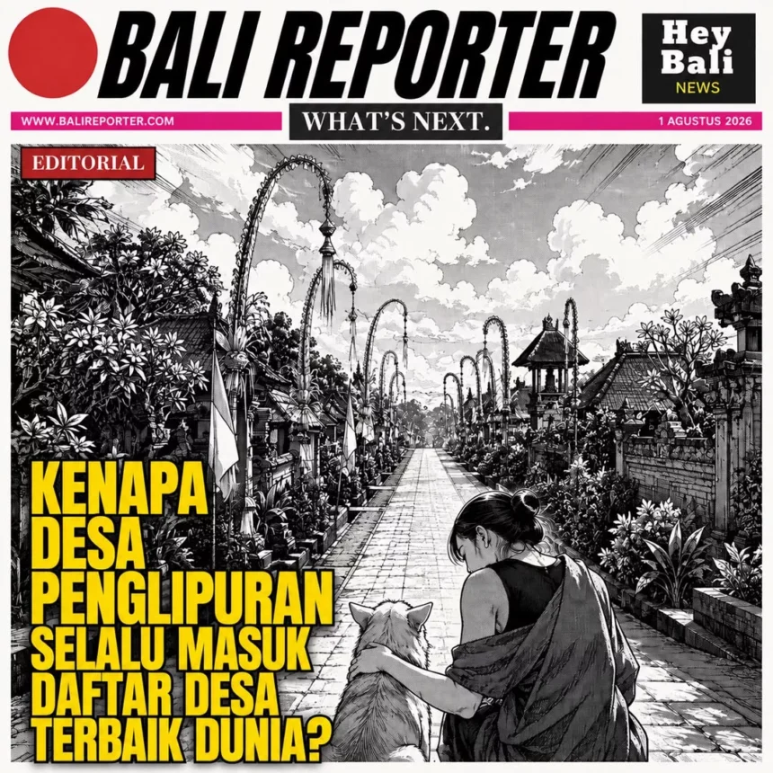 Cover Insght Bali Reporter : Kenapa Desa Penglipuran Selalu Masuk Daftar Desa Terbaik Dunia?