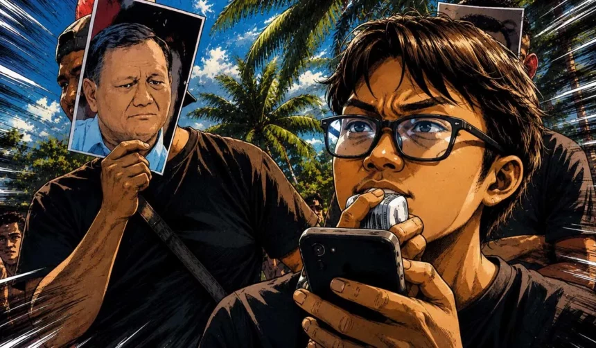Foto Ilustrasi Aksi Protes Solidaritas Jurnalis Bali Prabowo Londo Ireng