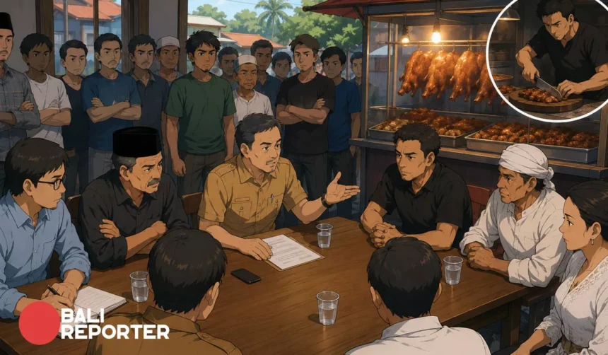 warung babi guling Palu diprotes