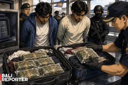 WN India selundupkan ganja Bandara Ngurah Rai